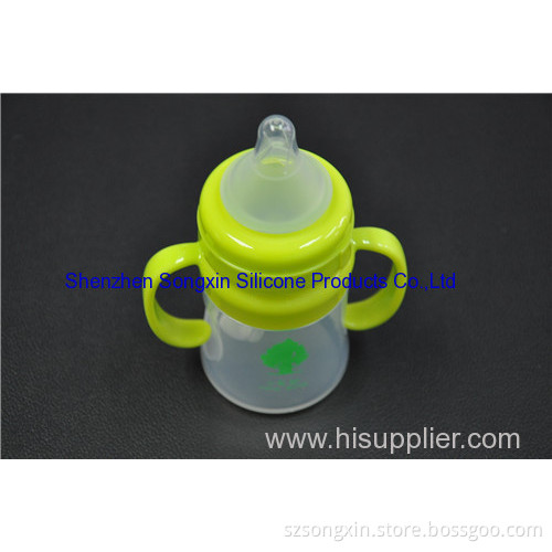 Fda/lfgb Standard Eco-friendly Silicone Baby Bottles 